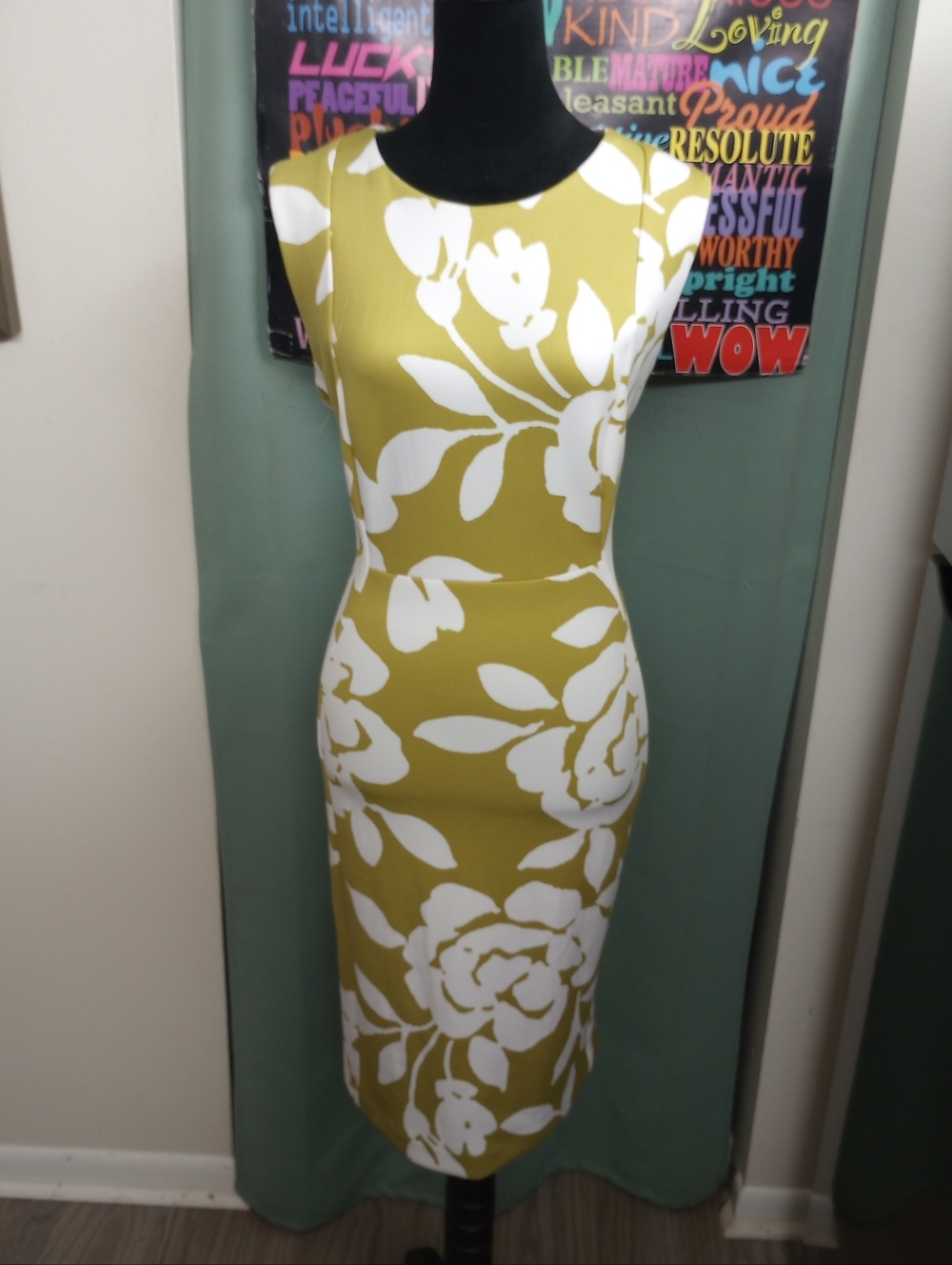Fresh Floral Print CK Dress